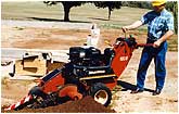 Ditch Witch Walk-Along Trencher